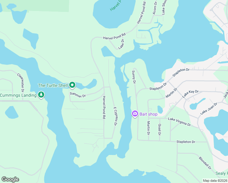 map of restaurants, bars, coffee shops, grocery stores, and more near 8041 East Cypress Drive in Donalsonville