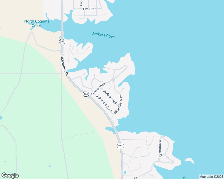 map of restaurants, bars, coffee shops, grocery stores, and more near 411 Blue Sky Way in Buchanan Dam