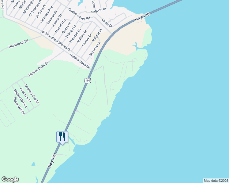 map of restaurants, bars, coffee shops, grocery stores, and more near 323 Wyatt Road in Point Blank