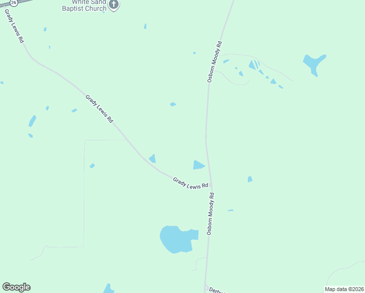 map of restaurants, bars, coffee shops, grocery stores, and more near 40 Grady Lewis Road in Poplarville