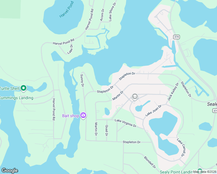 map of restaurants, bars, coffee shops, grocery stores, and more near 2758 Stapleton Drive in Donalsonville