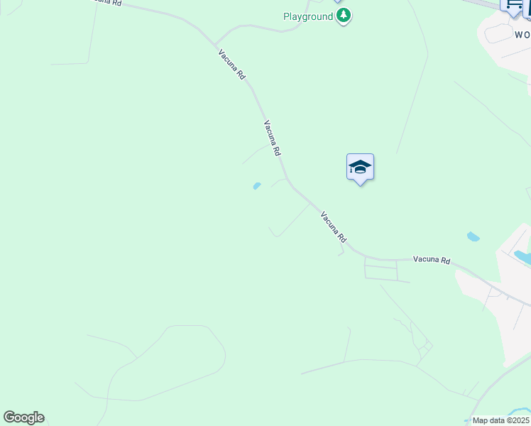 map of restaurants, bars, coffee shops, grocery stores, and more near 943 Vacuna Road in Kingsland