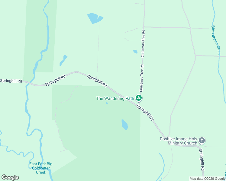 map of restaurants, bars, coffee shops, grocery stores, and more near 7273 Springhill Road in Milton