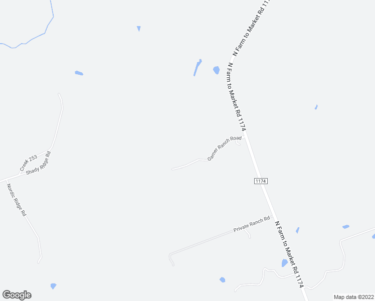 map of restaurants, bars, coffee shops, grocery stores, and more near 3940 North Farm to Market Road 1174 in Bertram