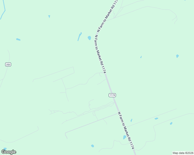 map of restaurants, bars, coffee shops, grocery stores, and more near 3818 Farm to Market Road 1174 in Bertram