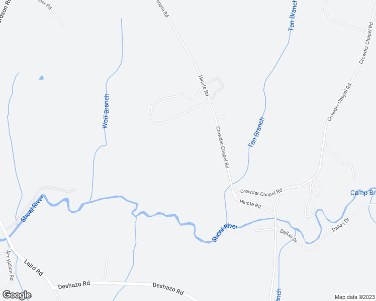 map of restaurants, bars, coffee shops, grocery stores, and more near 4023 Hinote Road in Crestview