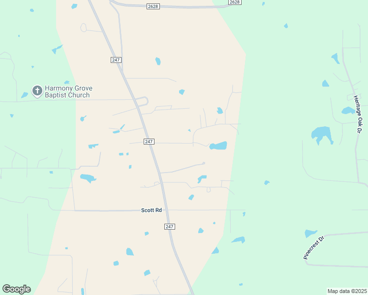 map of restaurants, bars, coffee shops, grocery stores, and more near 24 Langley Road in Huntsville