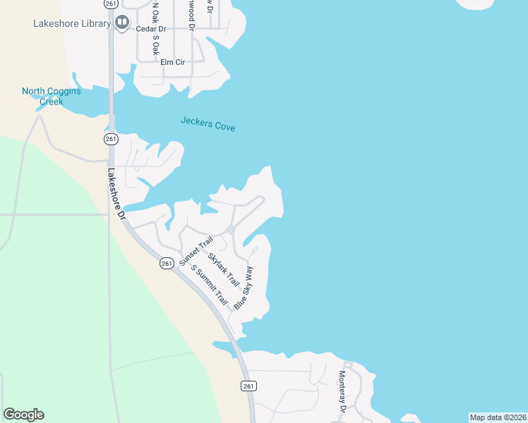 map of restaurants, bars, coffee shops, grocery stores, and more near 554 Golden Beach Drive in Buchanan Dam