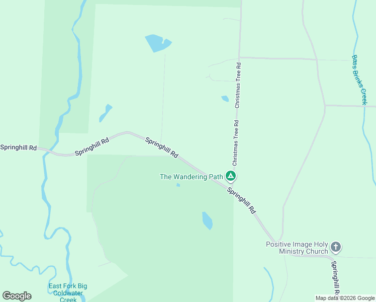 map of restaurants, bars, coffee shops, grocery stores, and more near 7273 Springhill Road in Milton