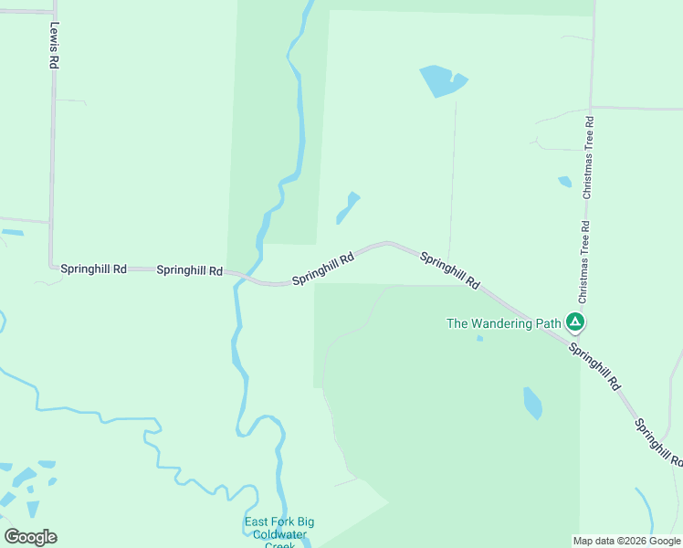 map of restaurants, bars, coffee shops, grocery stores, and more near 7140 Springhill Road in Milton