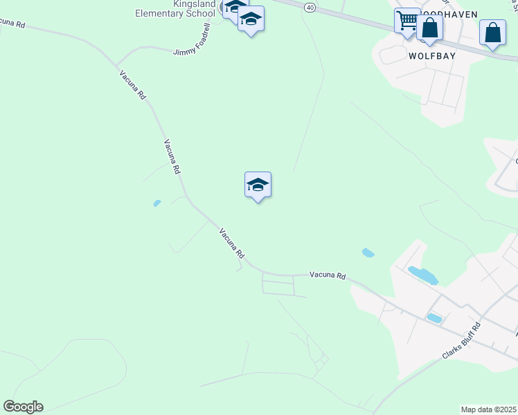 map of restaurants, bars, coffee shops, grocery stores, and more near in Kingsland