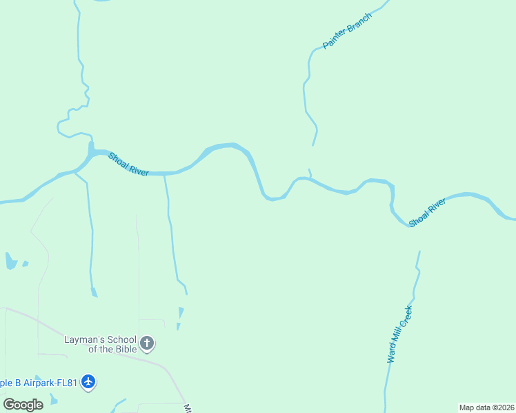 map of restaurants, bars, coffee shops, grocery stores, and more near Ryan Road in Crestview