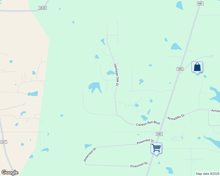 map of restaurants, bars, coffee shops, grocery stores, and more near 9 Emerald Oaks Court in Huntsville