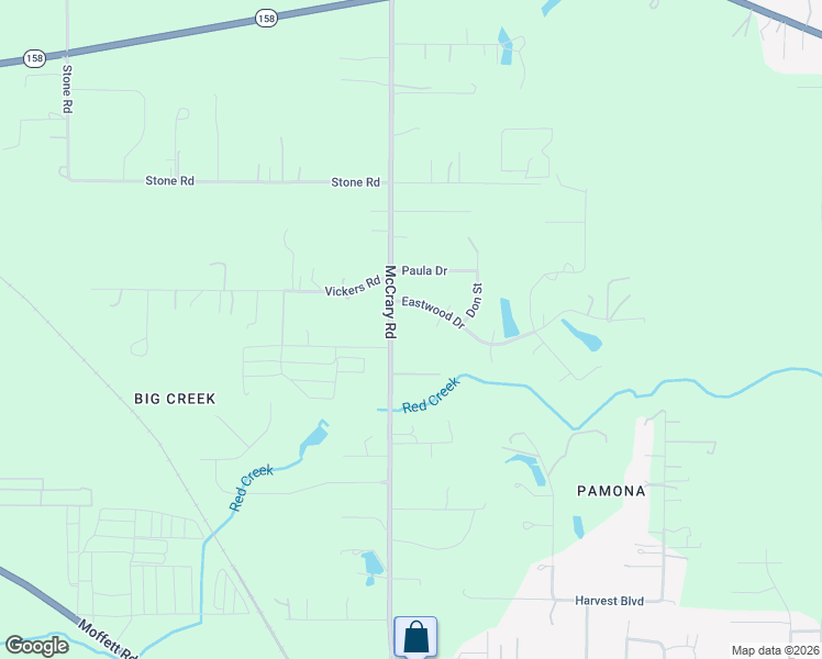 map of restaurants, bars, coffee shops, grocery stores, and more near 4850 McCrary Rd in Semmes