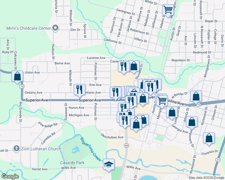505 Sabine Street, Bogalusa LA Walk Score