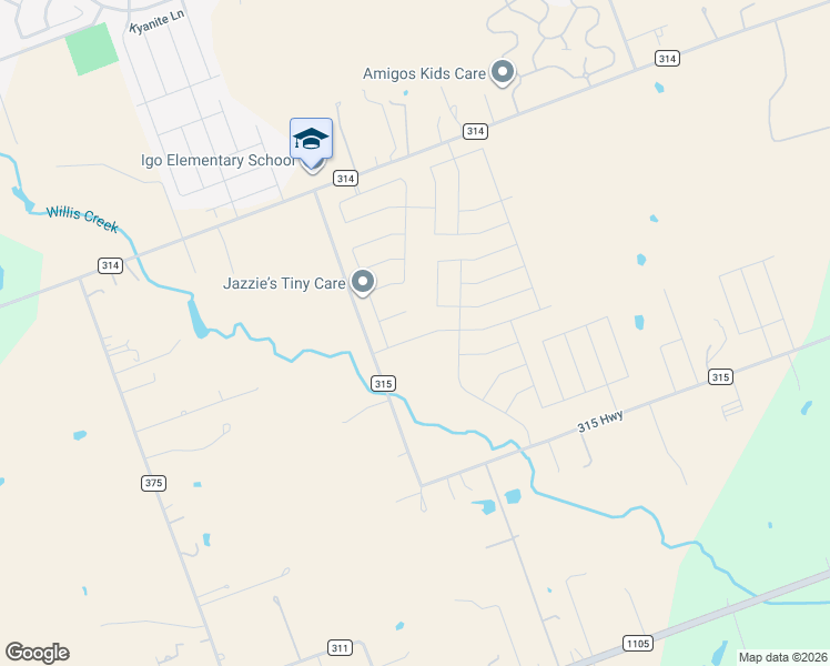 map of restaurants, bars, coffee shops, grocery stores, and more near 217 Line of Fire Way in Jarrell