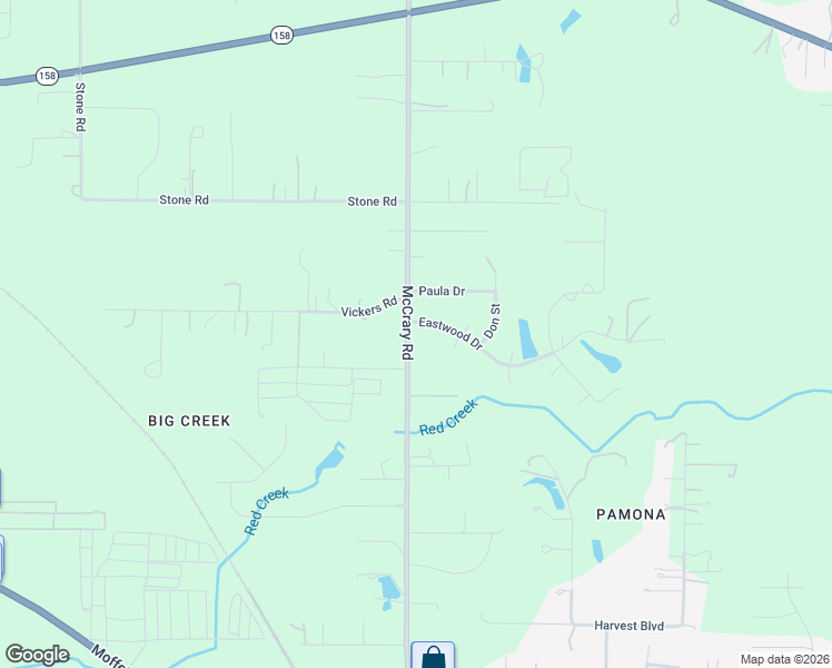map of restaurants, bars, coffee shops, grocery stores, and more near 4850 McCrary Rd in Semmes
