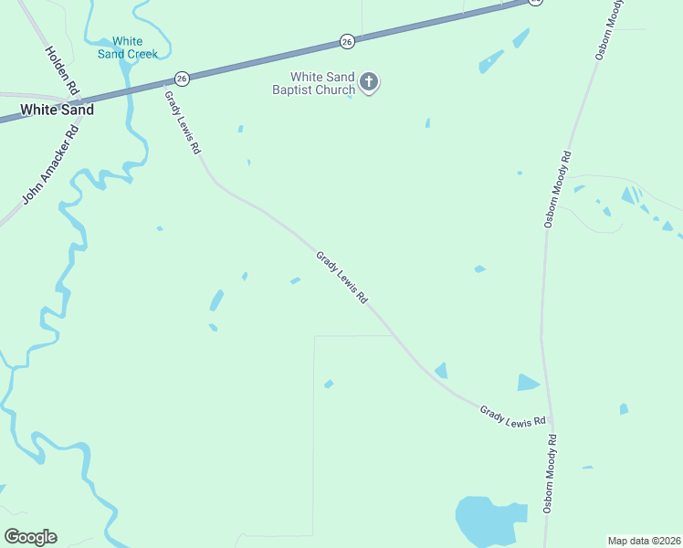 map of restaurants, bars, coffee shops, grocery stores, and more near 123 Grady Lewis Road in Poplarville