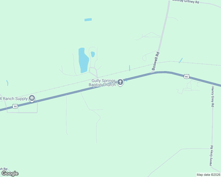 map of restaurants, bars, coffee shops, grocery stores, and more near 2818 U.S. 90 in Bonifay