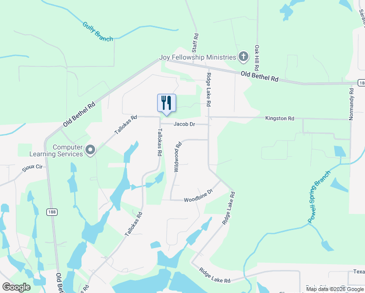 map of restaurants, bars, coffee shops, grocery stores, and more near 5780 Wildwood Road in Crestview