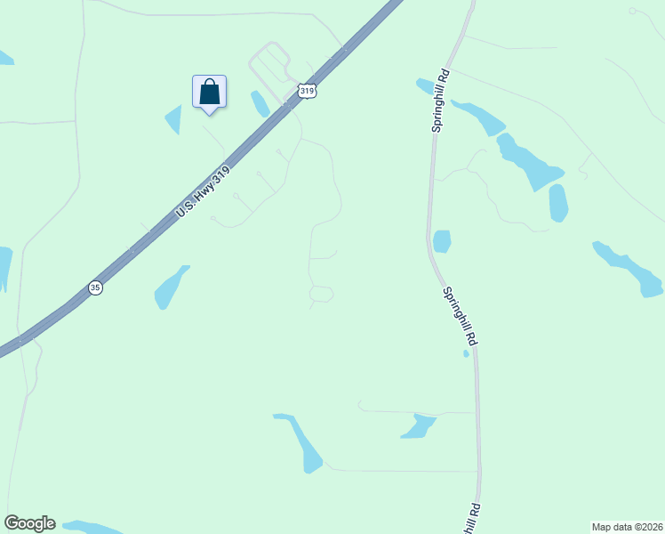 map of restaurants, bars, coffee shops, grocery stores, and more near 104 Moss Trail in Thomasville
