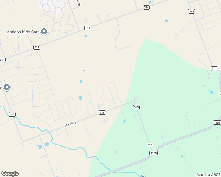 map of restaurants, bars, coffee shops, grocery stores, and more near 766 County Road 315 in Jarrell