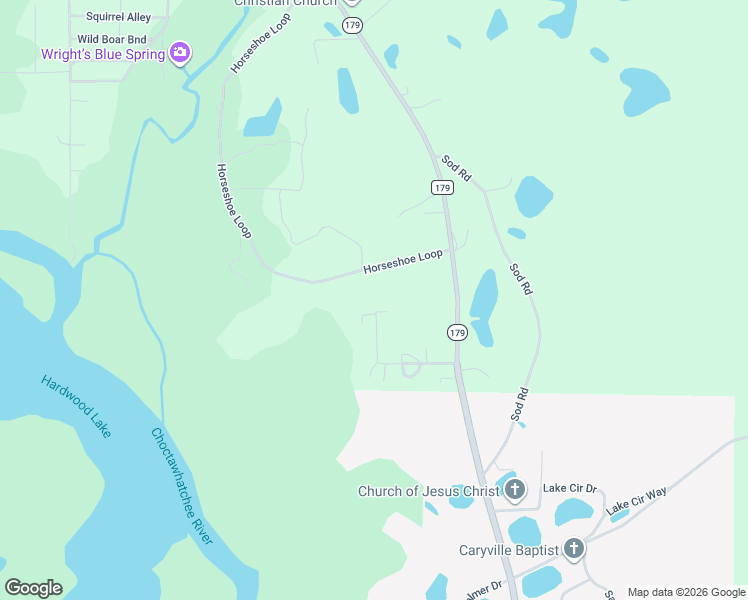 map of restaurants, bars, coffee shops, grocery stores, and more near 2388 Walker Road in Bonifay