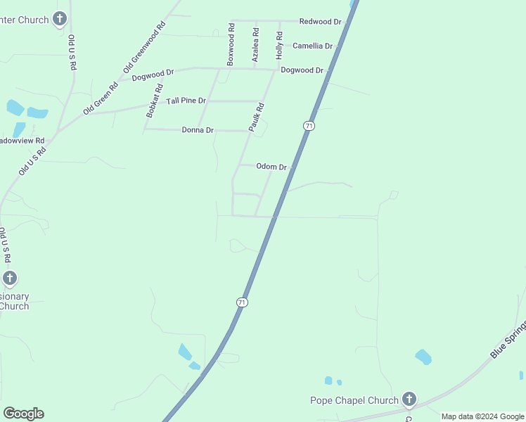 map of restaurants, bars, coffee shops, grocery stores, and more near 4940 Jasmine Drive in Marianna