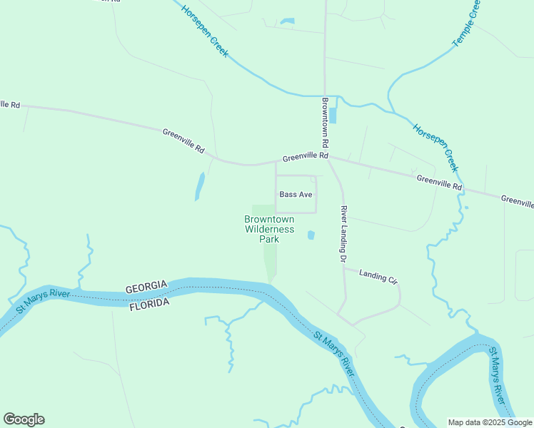 map of restaurants, bars, coffee shops, grocery stores, and more near 146 Temple Landing Road in Kingsland