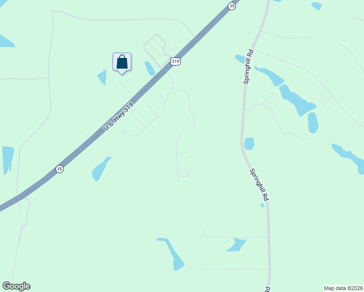 map of restaurants, bars, coffee shops, grocery stores, and more near 104 Moss Trail in Thomasville
