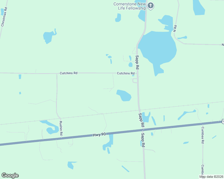 map of restaurants, bars, coffee shops, grocery stores, and more near 3116-3124 Manatee Road in Cottondale