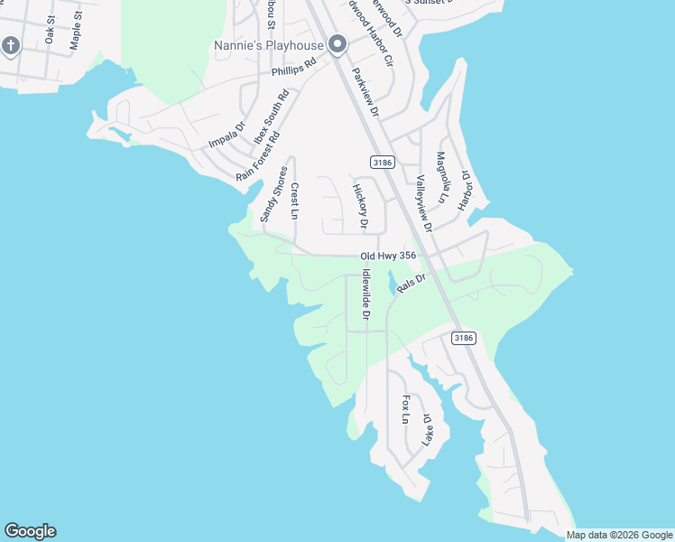 map of restaurants, bars, coffee shops, grocery stores, and more near 348 Old FM 356 in Onalaska