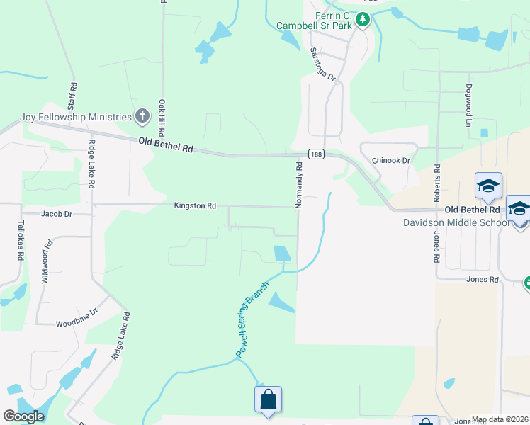 map of restaurants, bars, coffee shops, grocery stores, and more near 2592 Kingston Road in Crestview