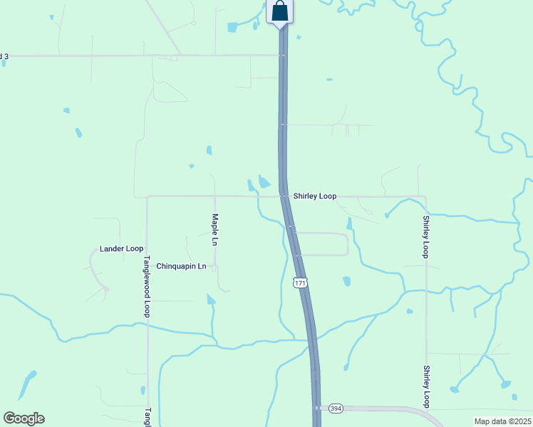 map of restaurants, bars, coffee shops, grocery stores, and more near 4118-4224 Ronald Reagan Highway in DeRidder