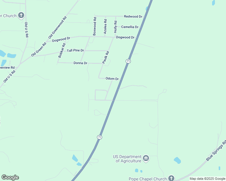 map of restaurants, bars, coffee shops, grocery stores, and more near 3159 Florida 71 in Marianna