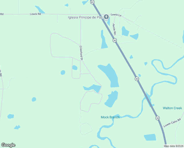 map of restaurants, bars, coffee shops, grocery stores, and more near 3366 Georgia 93 in Cairo