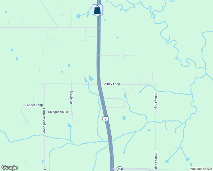map of restaurants, bars, coffee shops, grocery stores, and more near Ronald Reagan Highway in DeRidder