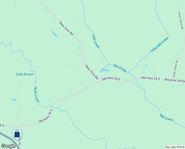 map of restaurants, bars, coffee shops, grocery stores, and more near 28 New Zion Road in Perkinston