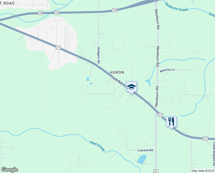 map of restaurants, bars, coffee shops, grocery stores, and more near 5010 Paul Place Drive West in Mobile