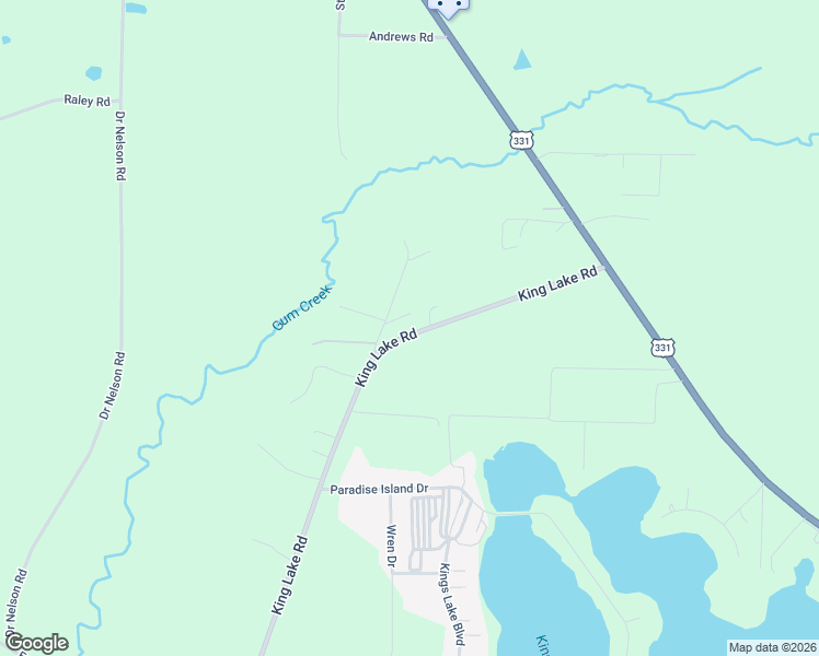 map of restaurants, bars, coffee shops, grocery stores, and more near 4041 King Lake Road in DeFuniak Springs