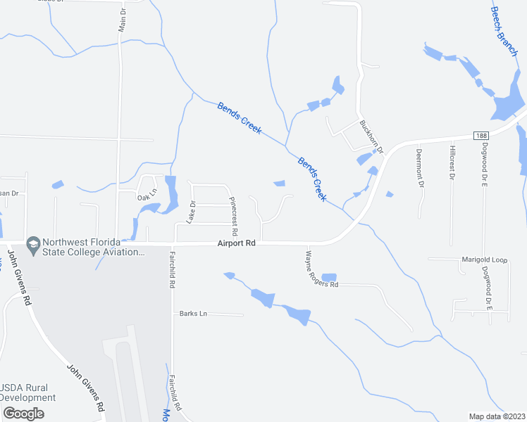 map of restaurants, bars, coffee shops, grocery stores, and more near 5827 Laurelwood Drive in Crestview