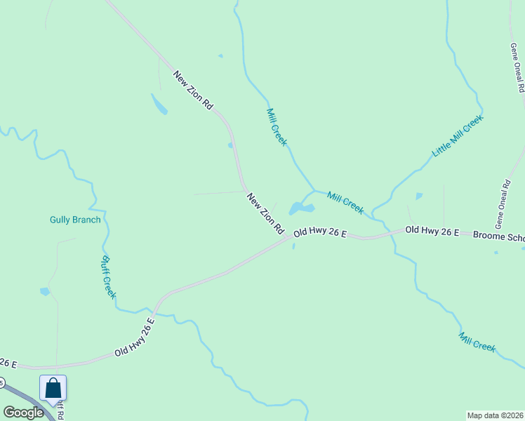 map of restaurants, bars, coffee shops, grocery stores, and more near 28 New Zion Road in Perkinston