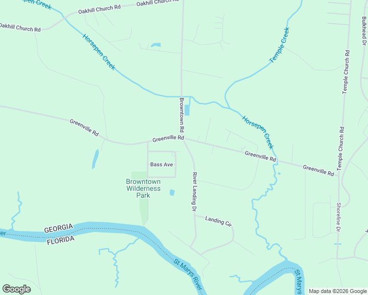 map of restaurants, bars, coffee shops, grocery stores, and more near 856 River Landing Drive in Kingsland