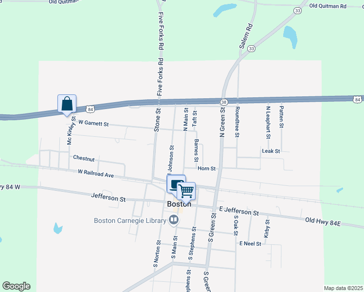 map of restaurants, bars, coffee shops, grocery stores, and more near 353 North Main Street in Boston