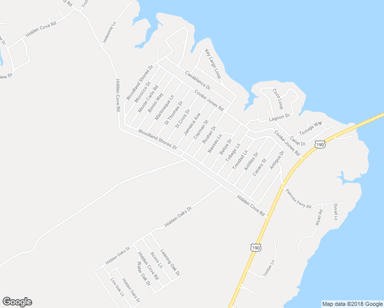 map of restaurants, bars, coffee shops, grocery stores, and more near 280 Roatan Drive in Point Blank