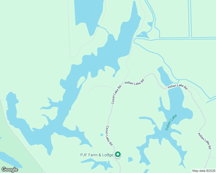 map of restaurants, bars, coffee shops, grocery stores, and more near Cazan Lake Road in Ville Platte
