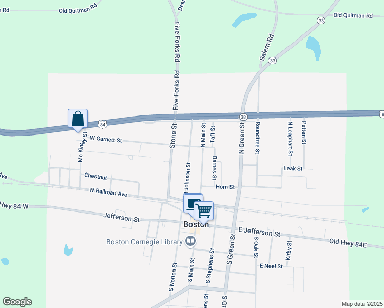 map of restaurants, bars, coffee shops, grocery stores, and more near 353 North Main Street in Boston
