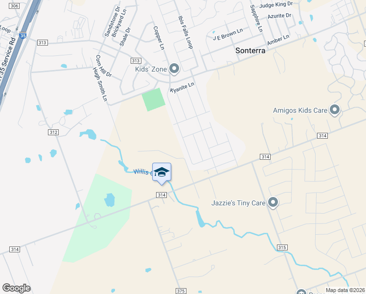 map of restaurants, bars, coffee shops, grocery stores, and more near 421 Druse Lane in Jarrell