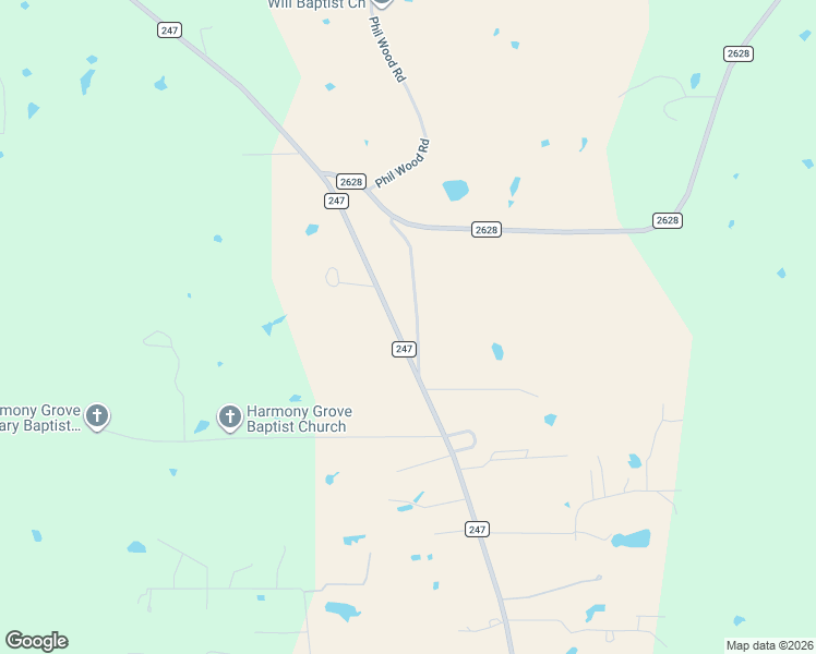 map of restaurants, bars, coffee shops, grocery stores, and more near 21 Pine Prairie School Road in Huntsville