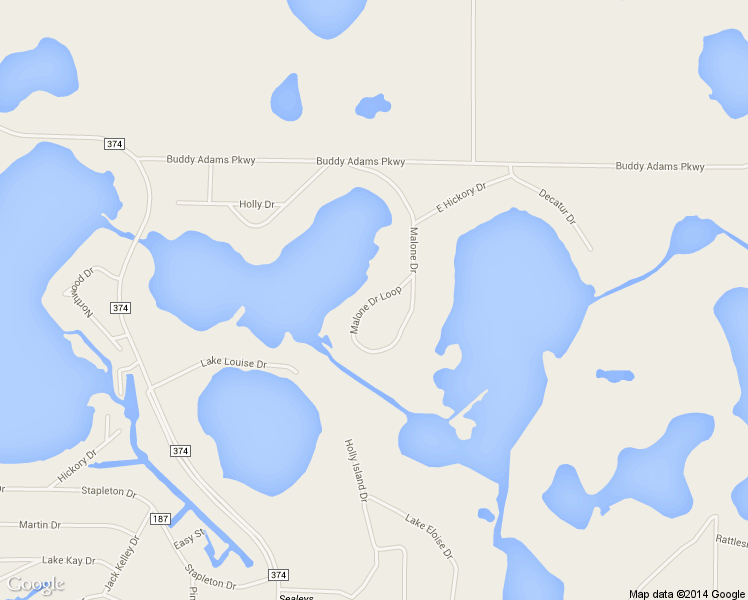 map of restaurants, bars, coffee shops, grocery stores, and more near Malone Drive Loop in Seminole County